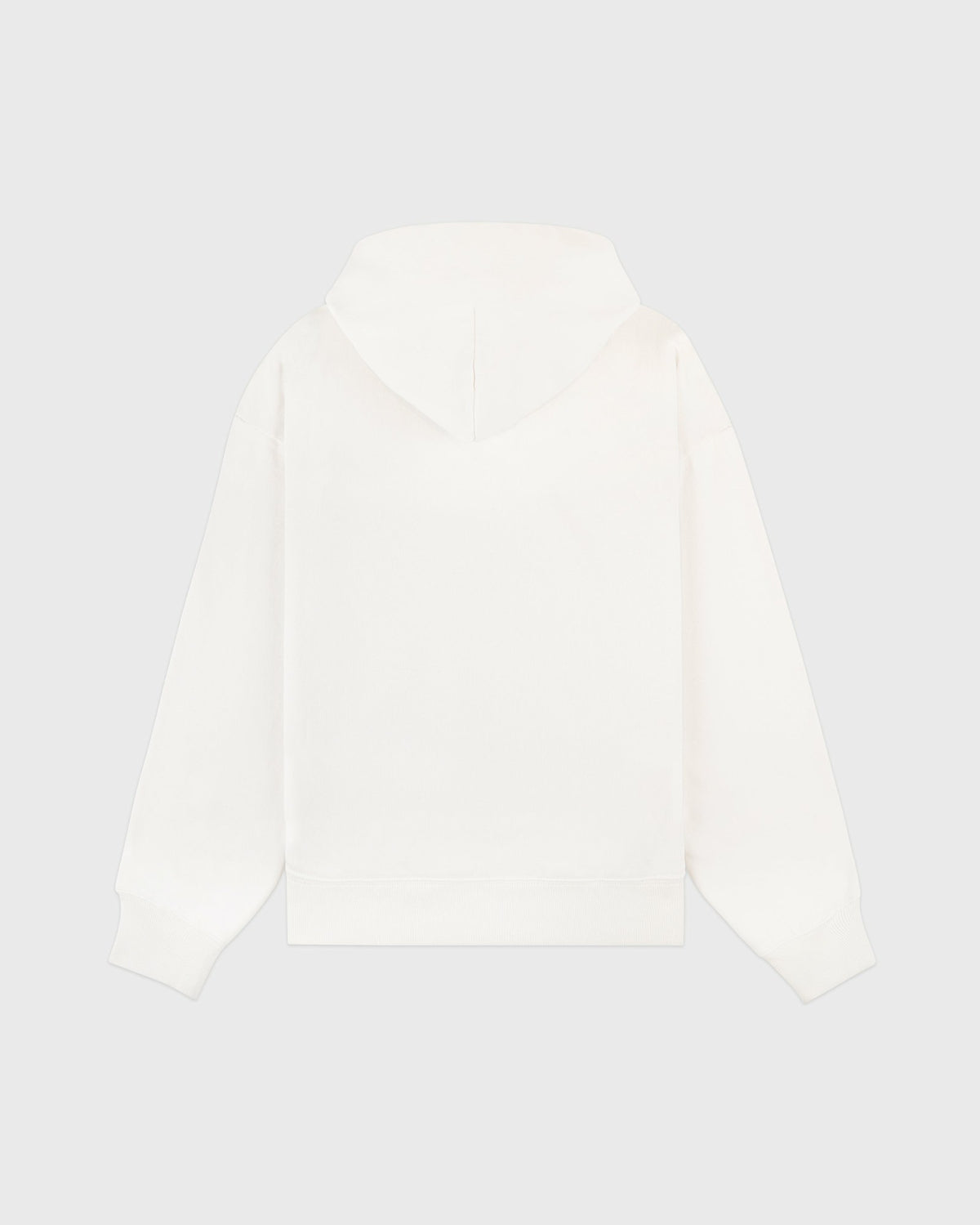 Sporty & Rich Vendome Script Embroidered Hoodie - Ecru/Chocolate