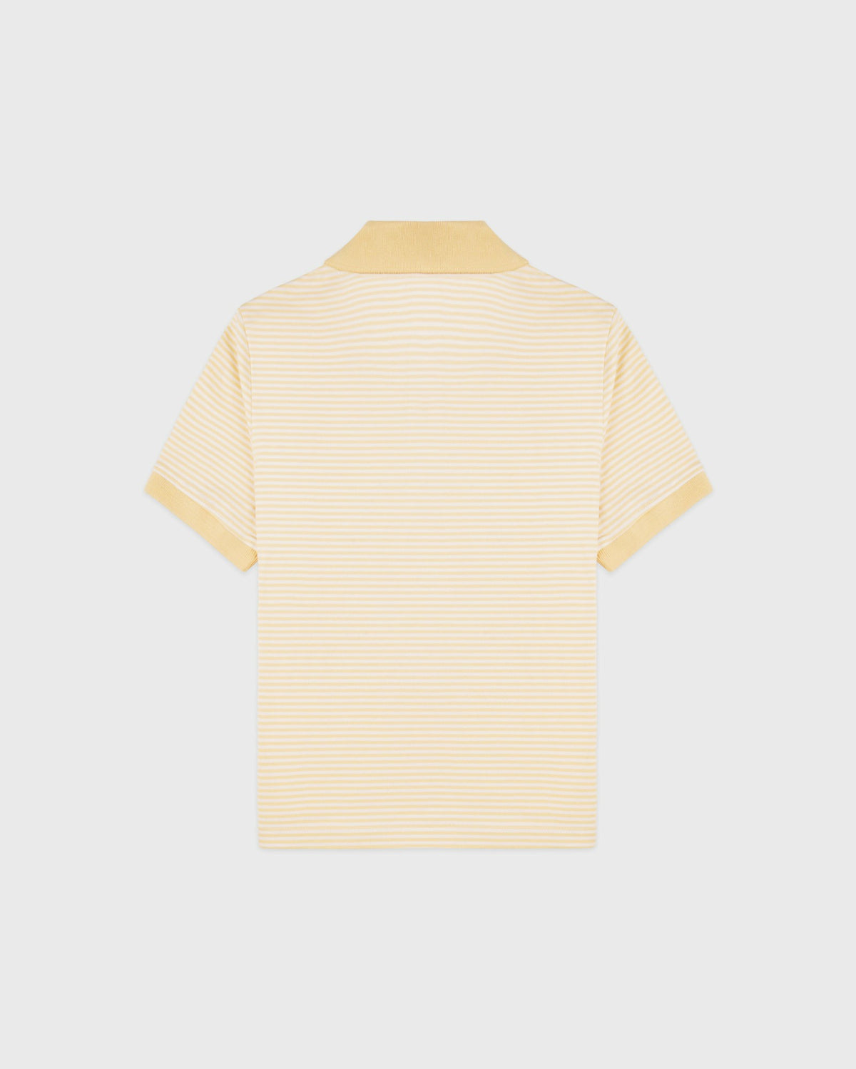 Sporty & Rich NY Crest Prep Polo - Almond Striped