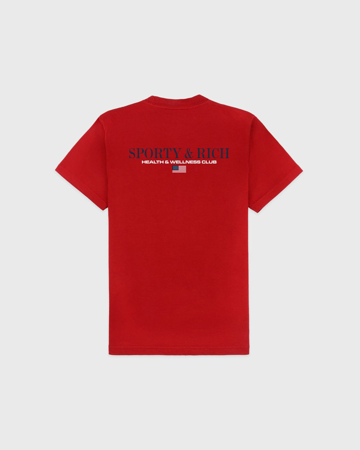 Sporty & Rich Nautical T-Shirt - Ruby/Navy