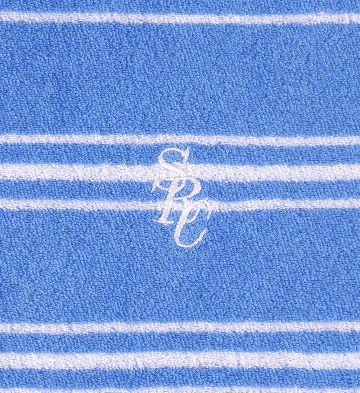 Sporty & Rich SRC Terry Polo - Juniper Striped