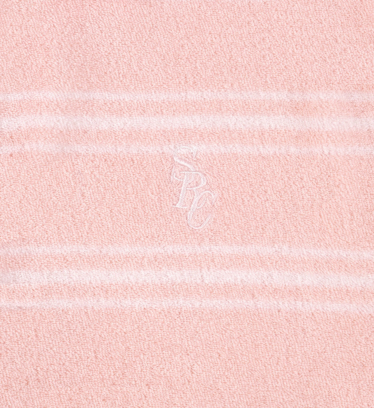Sporty & Rich SRC Terry Polo - Pink Dolphin Striped