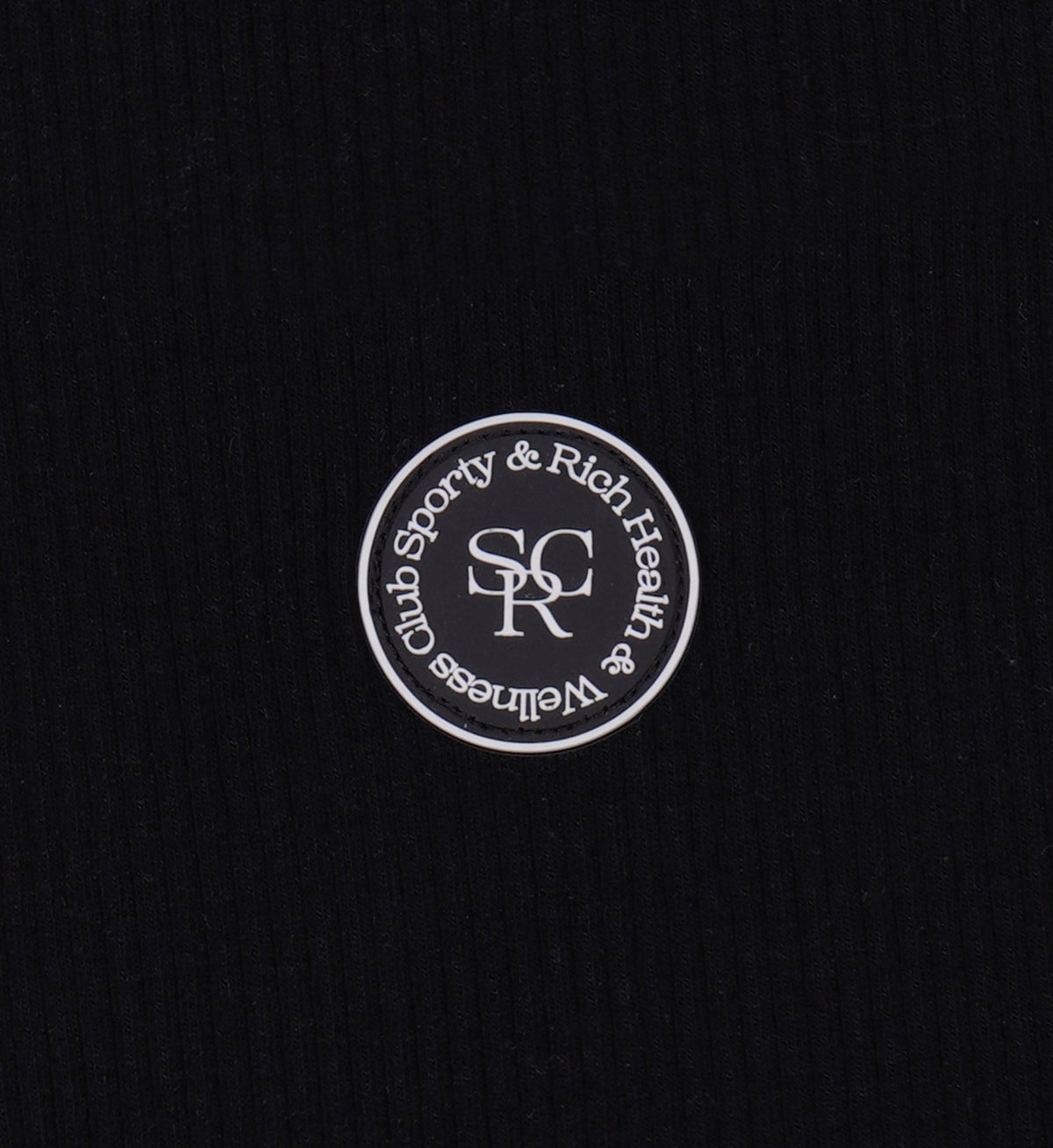 Sporty & Rich SRHWC Ribbed Tank - Black/White