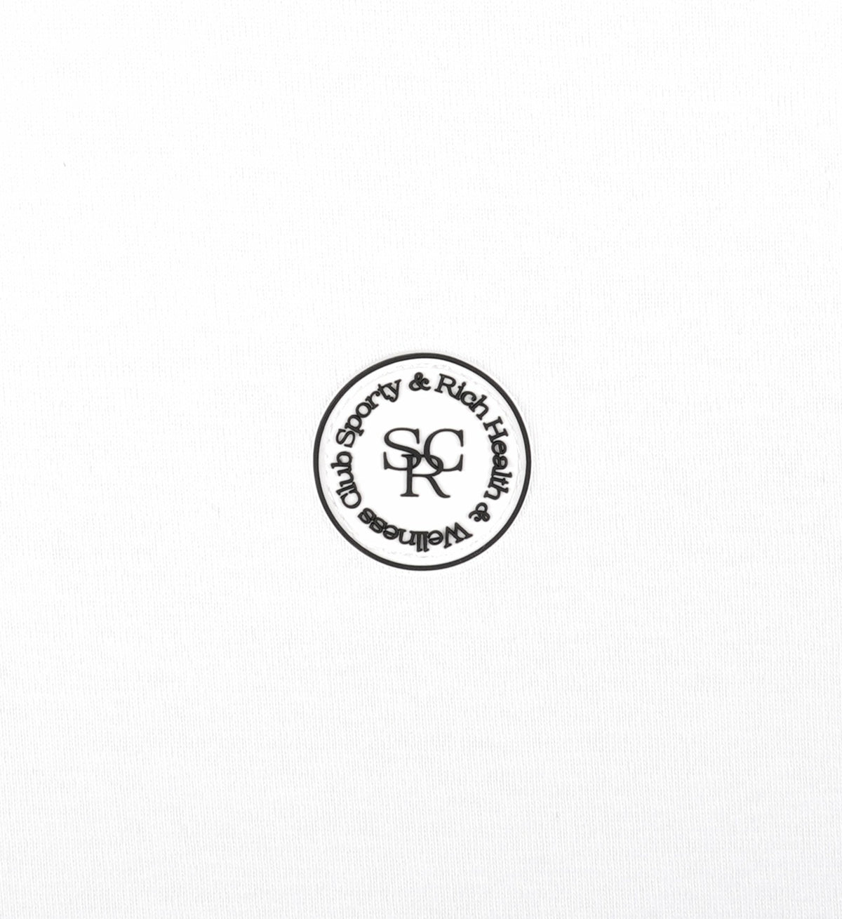 Sporty & Rich SRHWC Ringer Tee - White/Black