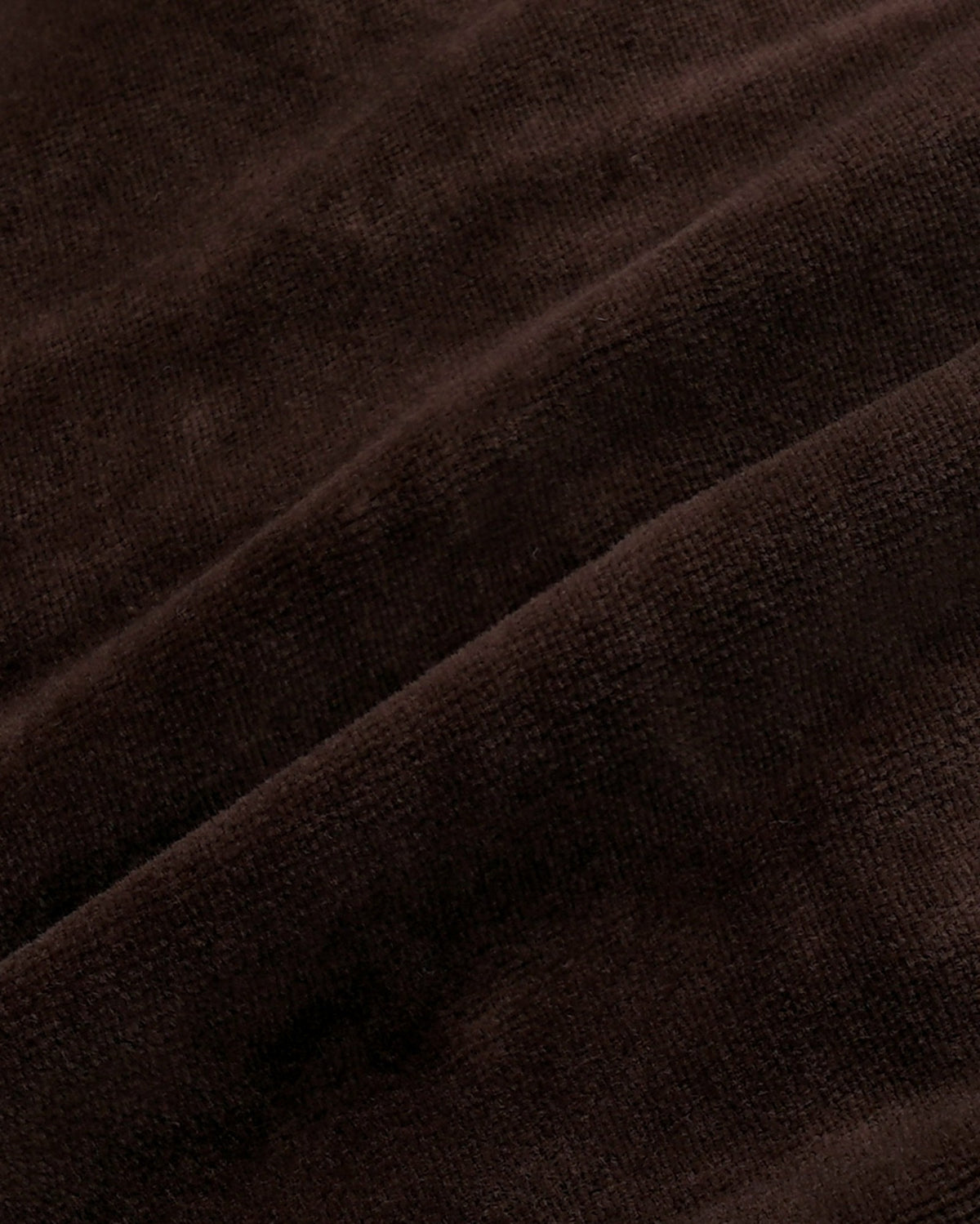 Sporty & Rich Juicy Script Velour Short - Chocolate