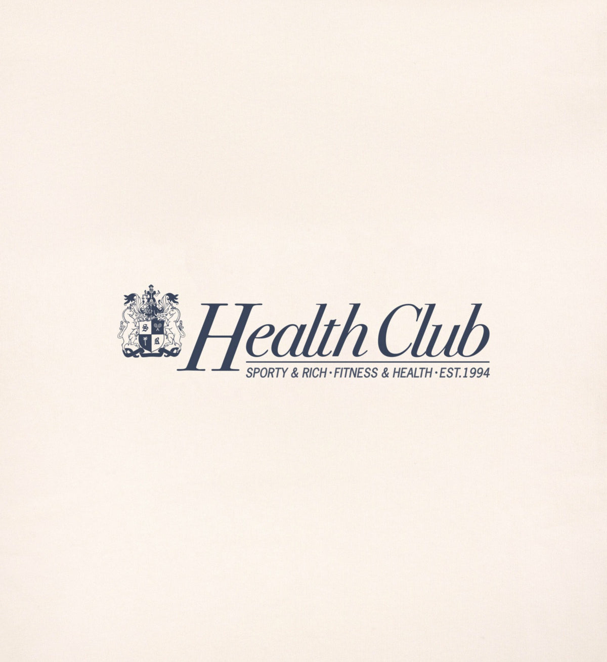 Sporty & Rich Lion Health Disco Short - Cream/Navy
