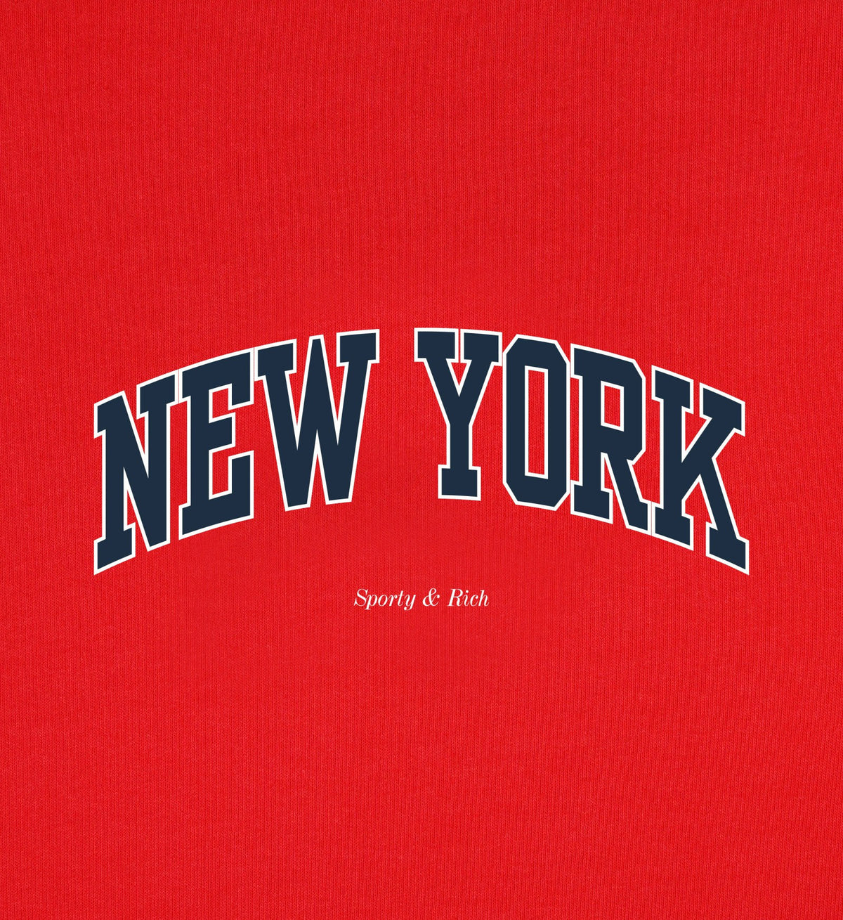 Sporty & Rich New York Ivy Disco Short - Ruby/Navy