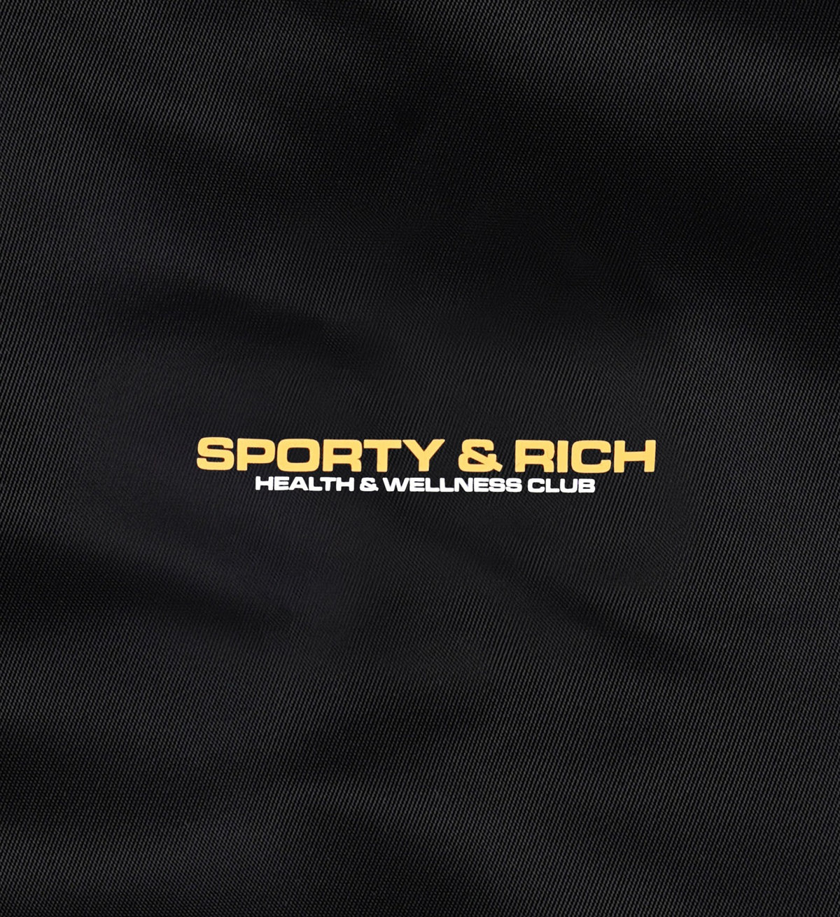Sporty & Rich Bold Health Nylon Short - Black/Gold