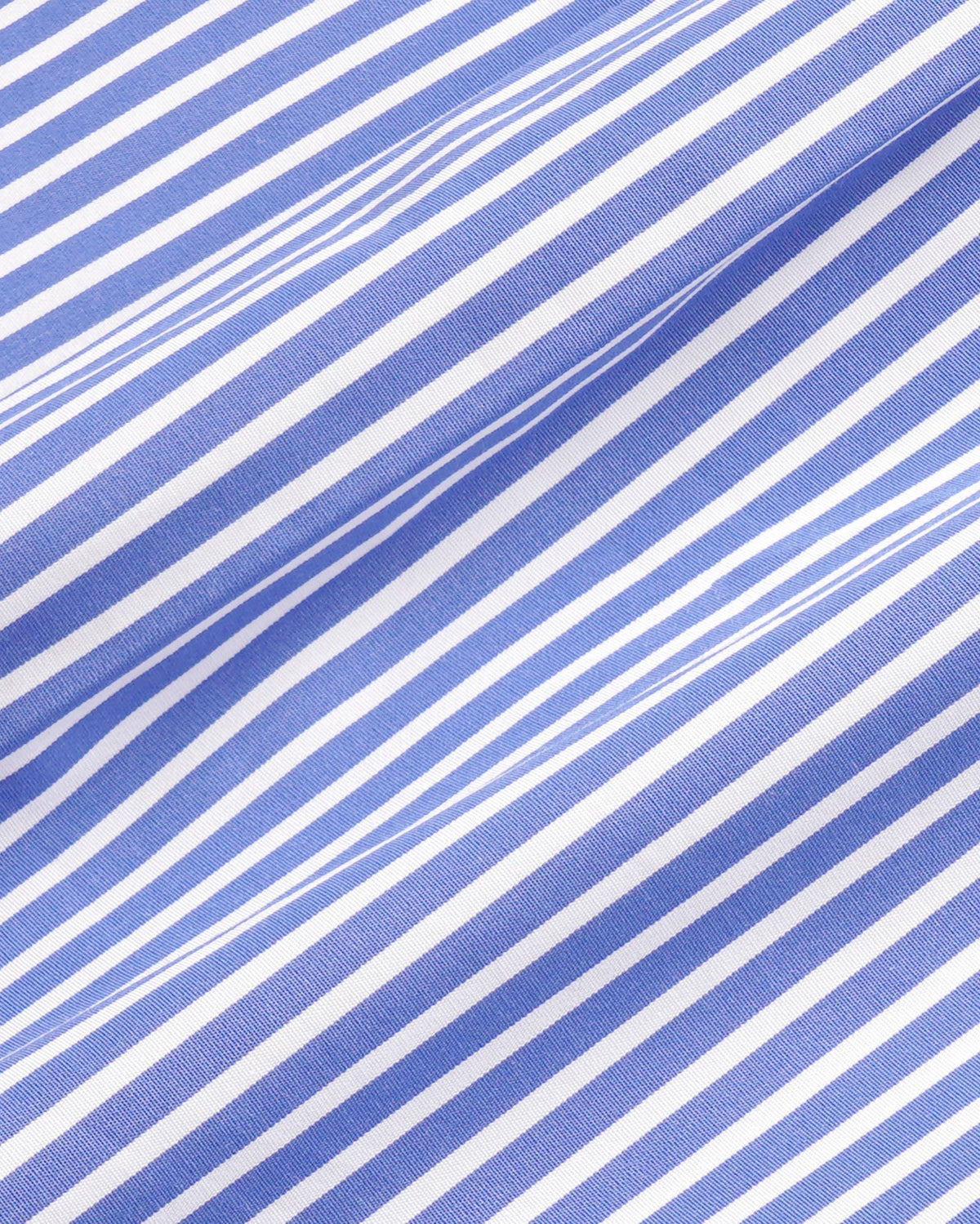 Sporty & Rich Signature Logo Poplin Skirt - Blue Striped/White