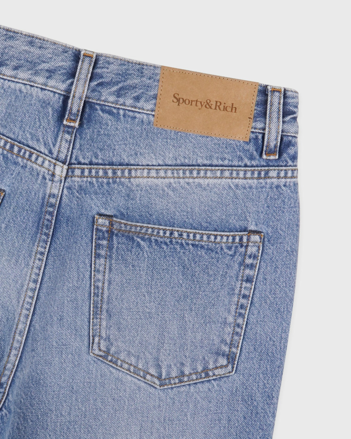 Sporty & Rich Straight Jean - Light Wash