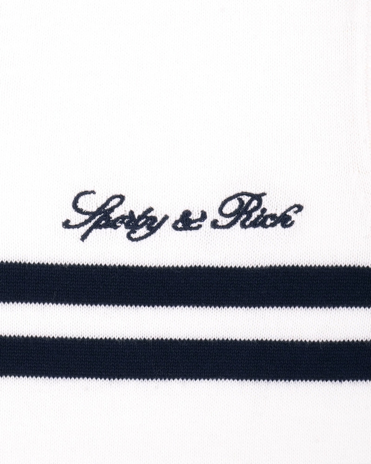 Sporty & Rich Signature Logo Knitted Vest - White