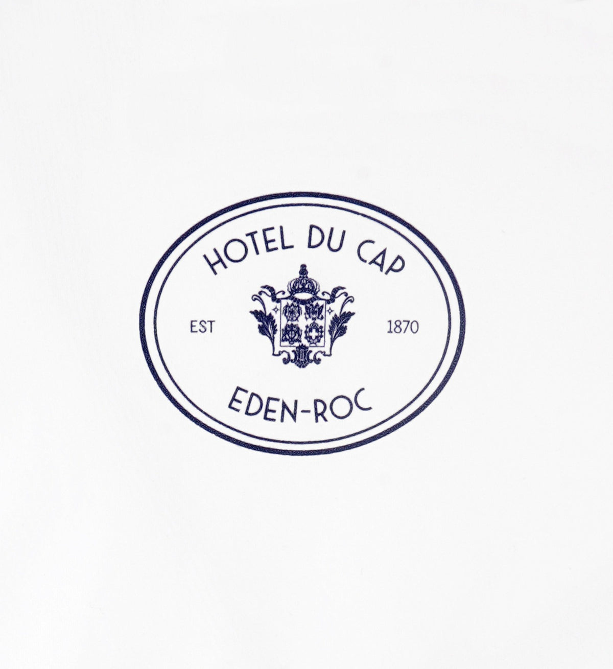 Sporty & Rich Eden Crest One Piece Swimsuit - White/Navy