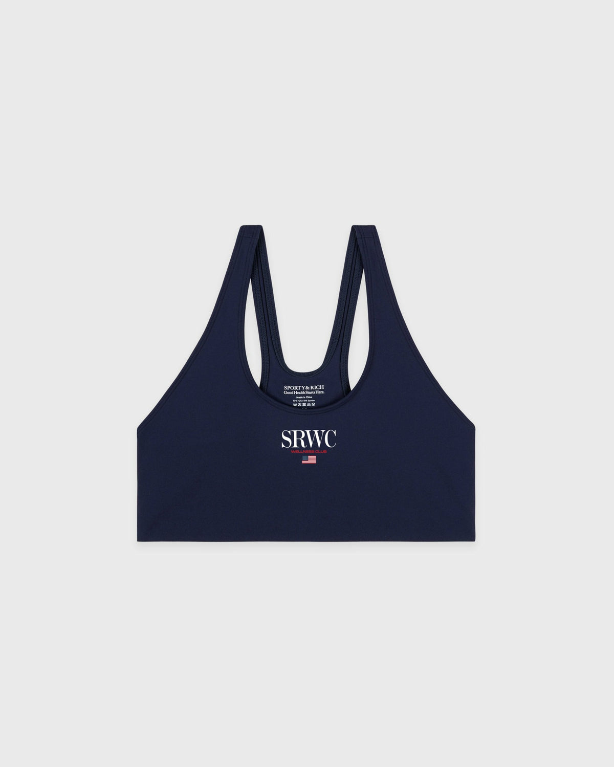 Sporty & Rich Nautical Sports Bra - Navy