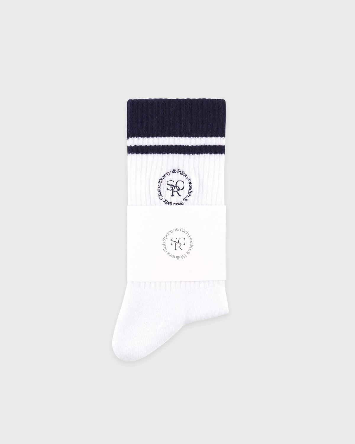 Sporty & Rich SRHWC Socks - White/Navy
