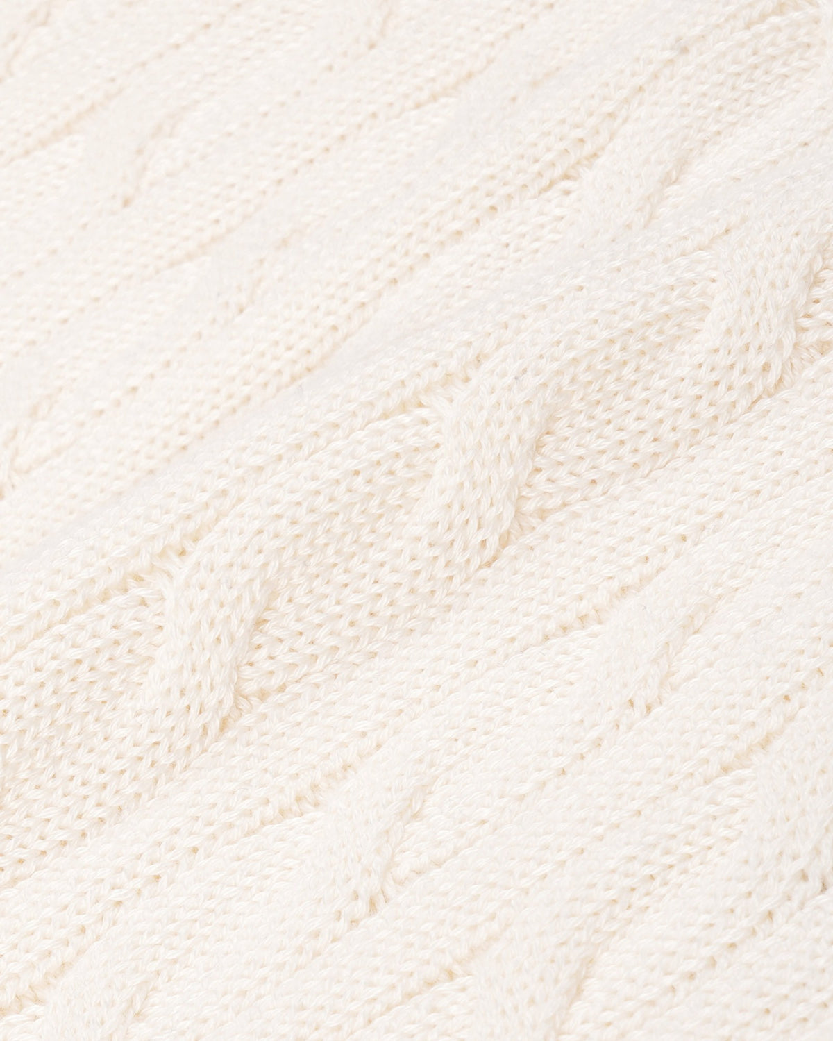 Sporty & Rich SRC Kids Cableknit Sweater - Ecru