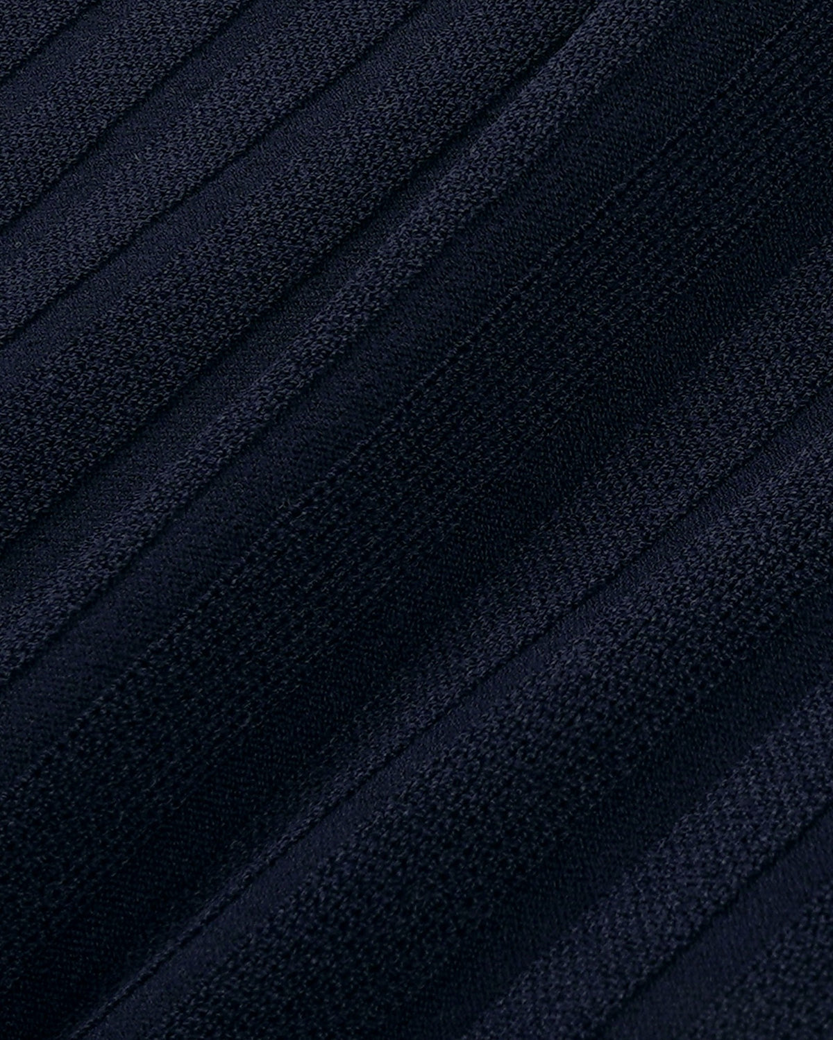 Sporty & Rich SRC Ribbed Polo - Dark Navy/White