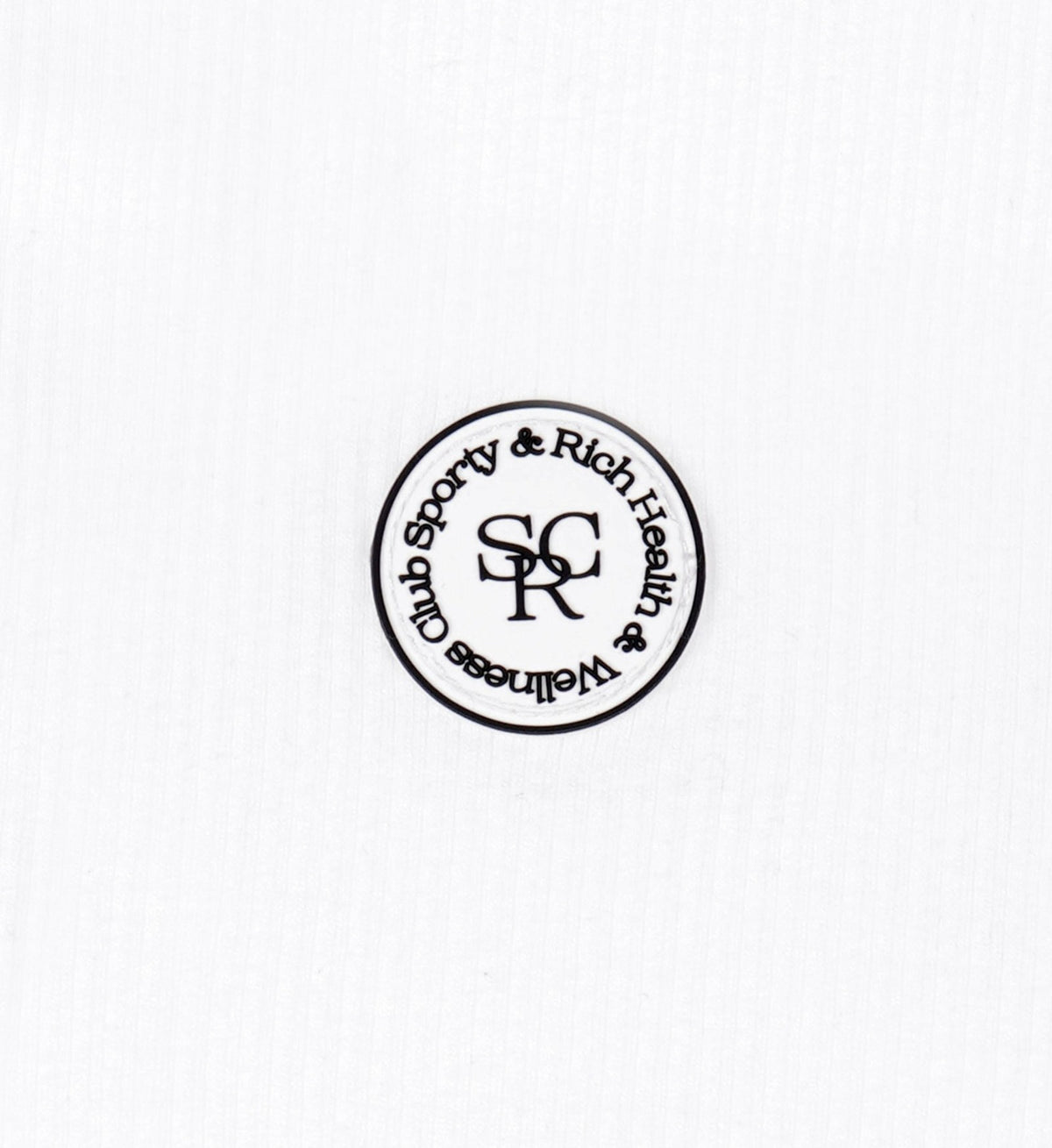 Sporty & Rich SRHWC Ribbed Tank - White/Black