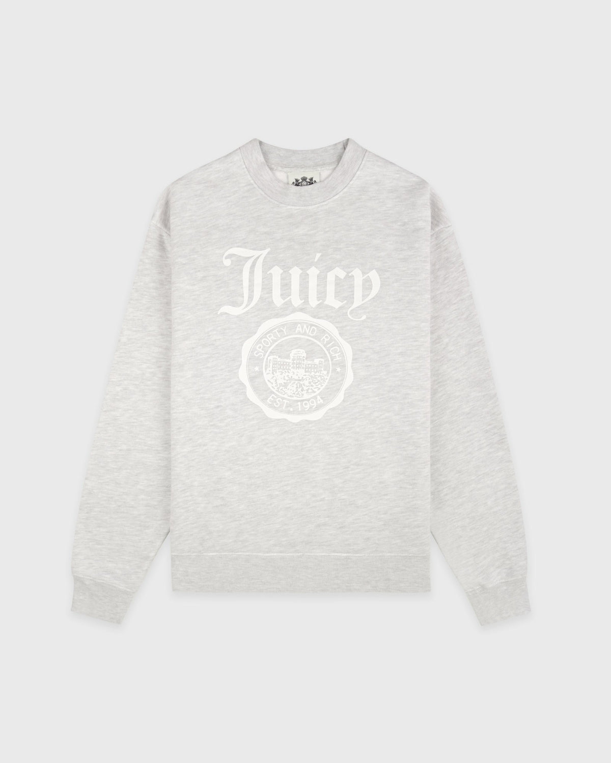 Sporty & Rich Juicy Emblem Crewneck - Heather Gray