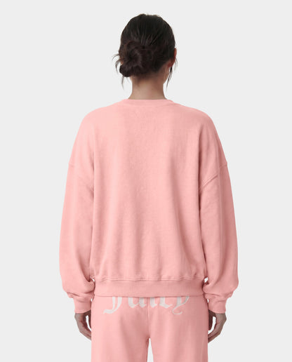 Sporty & Rich Juicy Emblem Crewneck - Rose