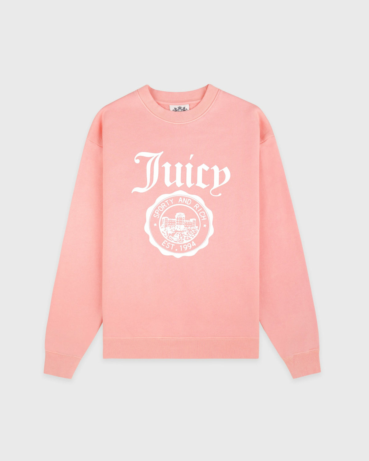 Sporty & Rich Juicy Emblem Crewneck - Rose