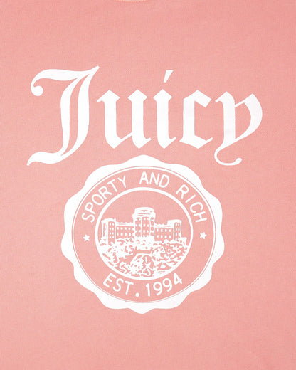 Sporty & Rich Juicy Emblem Crewneck - Rose