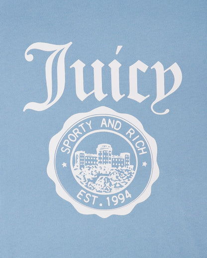 Sporty & Rich Juicy Emblem Crewneck - Sky Blue