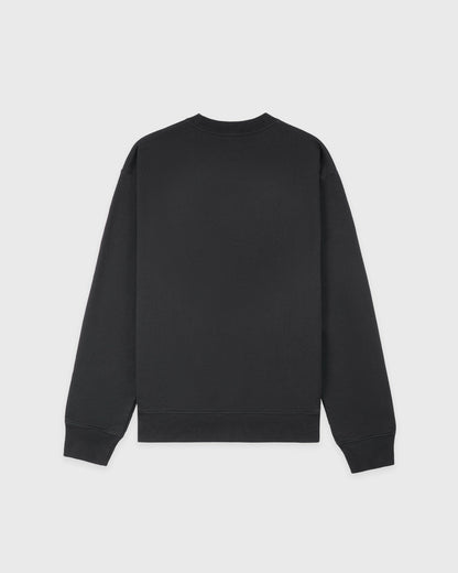 Sporty & Rich Varsity Crest Crewneck - Carbon