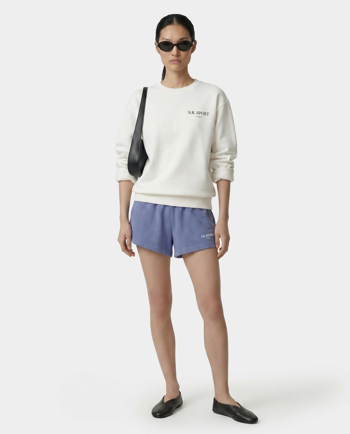 Sporty & Rich Wimbledon Crewneck - Ecru