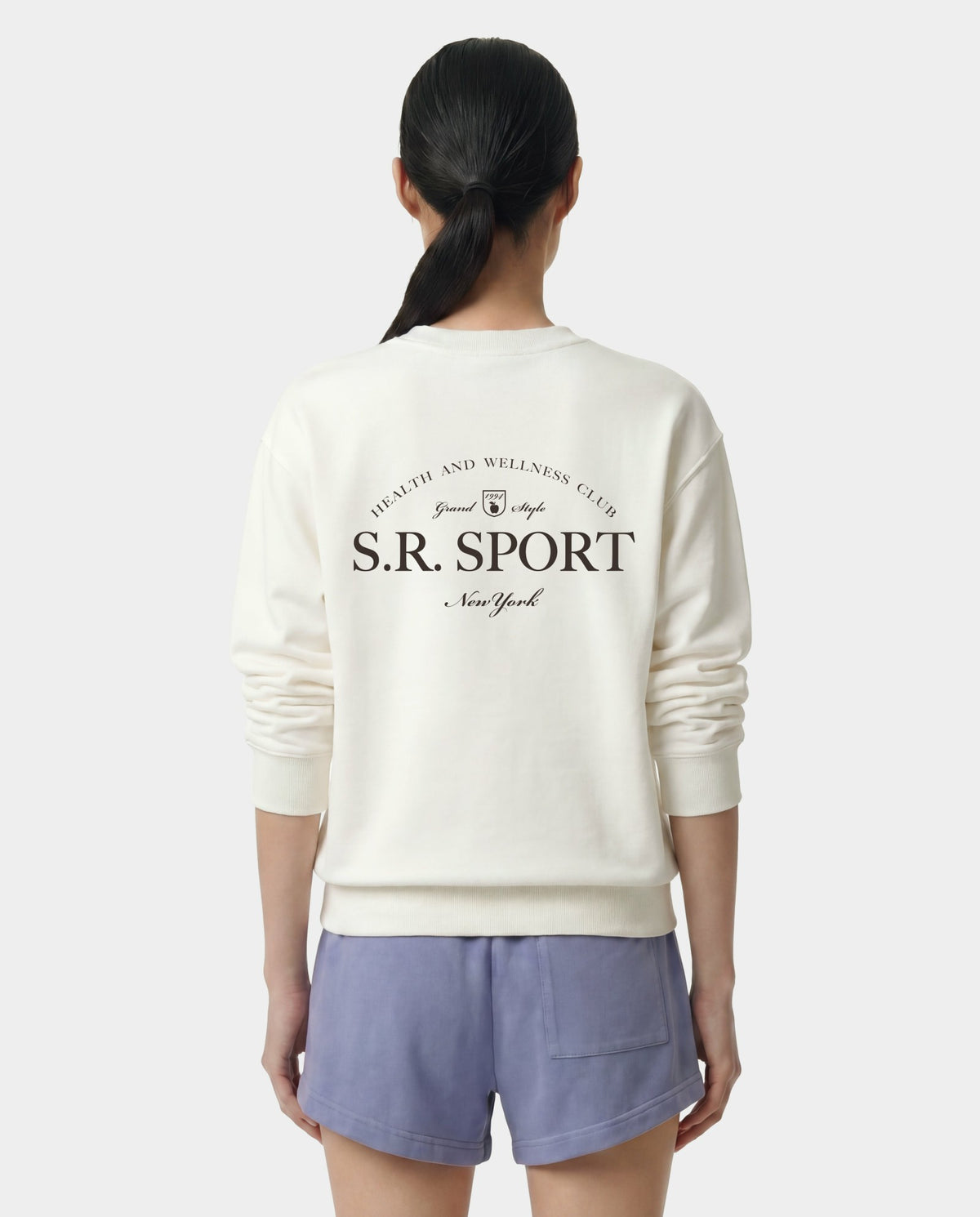 Sporty & Rich Wimbledon Crewneck - Ecru