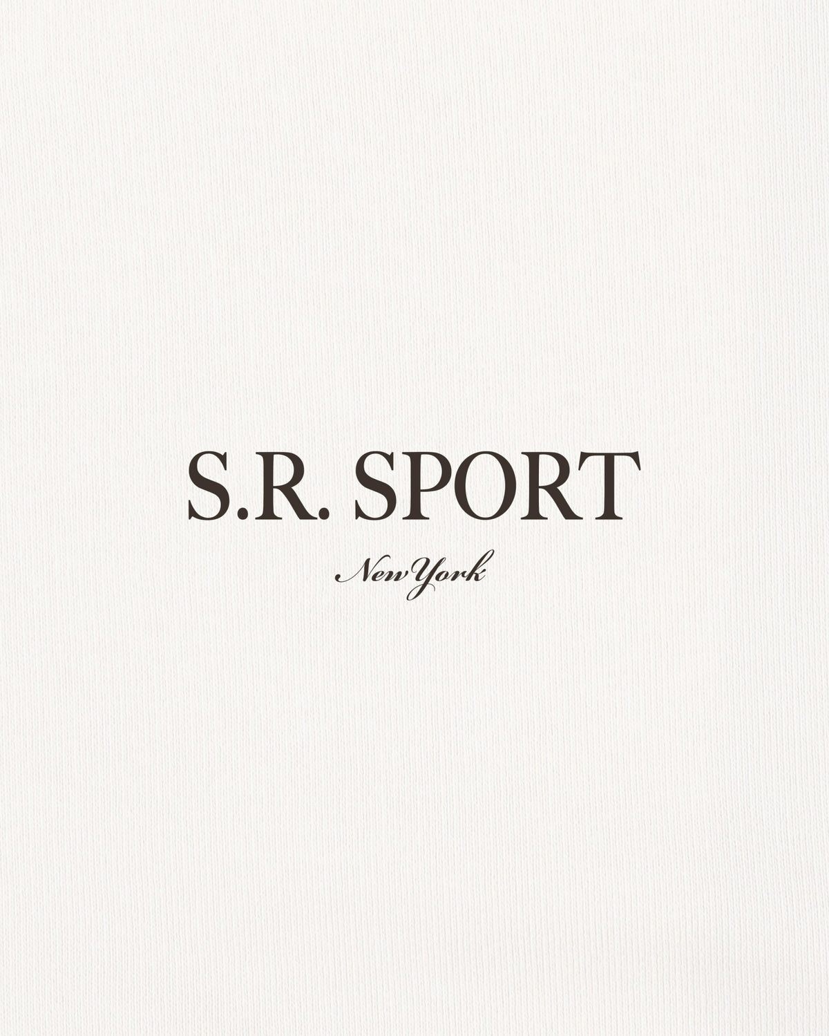 Sporty & Rich Wimbledon Crewneck - Ecru