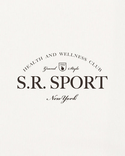 Sporty & Rich Wimbledon Crewneck - Ecru