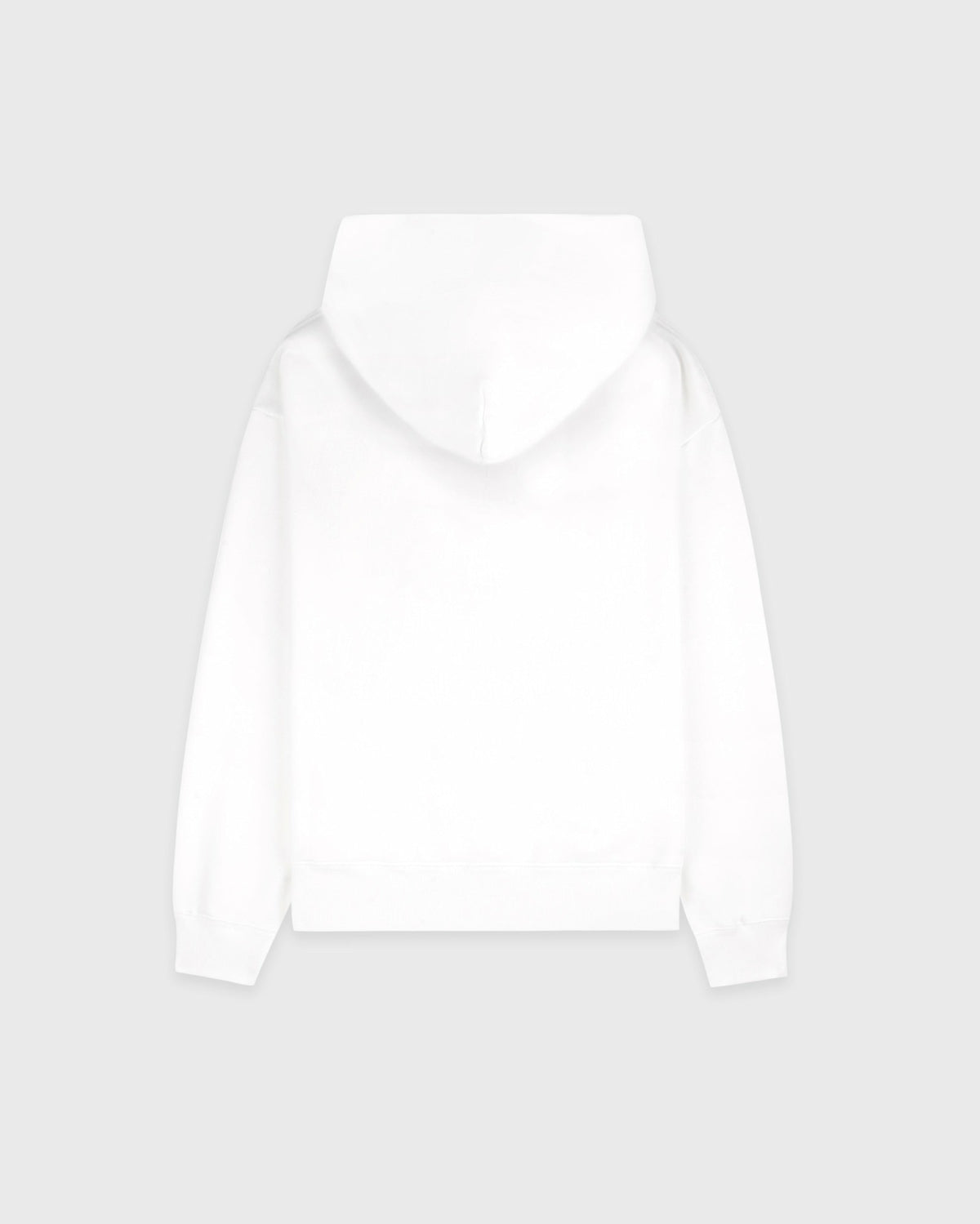 Sporty & Rich Serif Logo Embroidered Hoodie - White/Navy