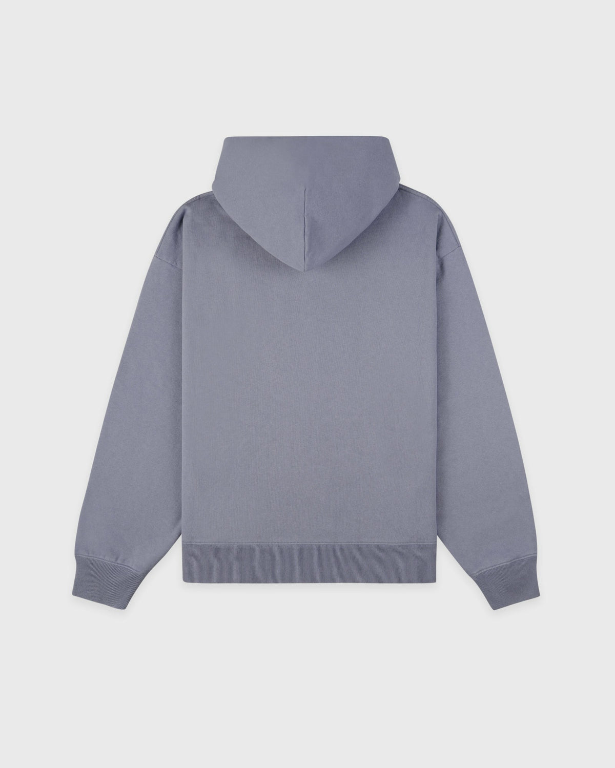 Sporty & Rich Serif Logo Embroidered Hoodie - Faded Indigo