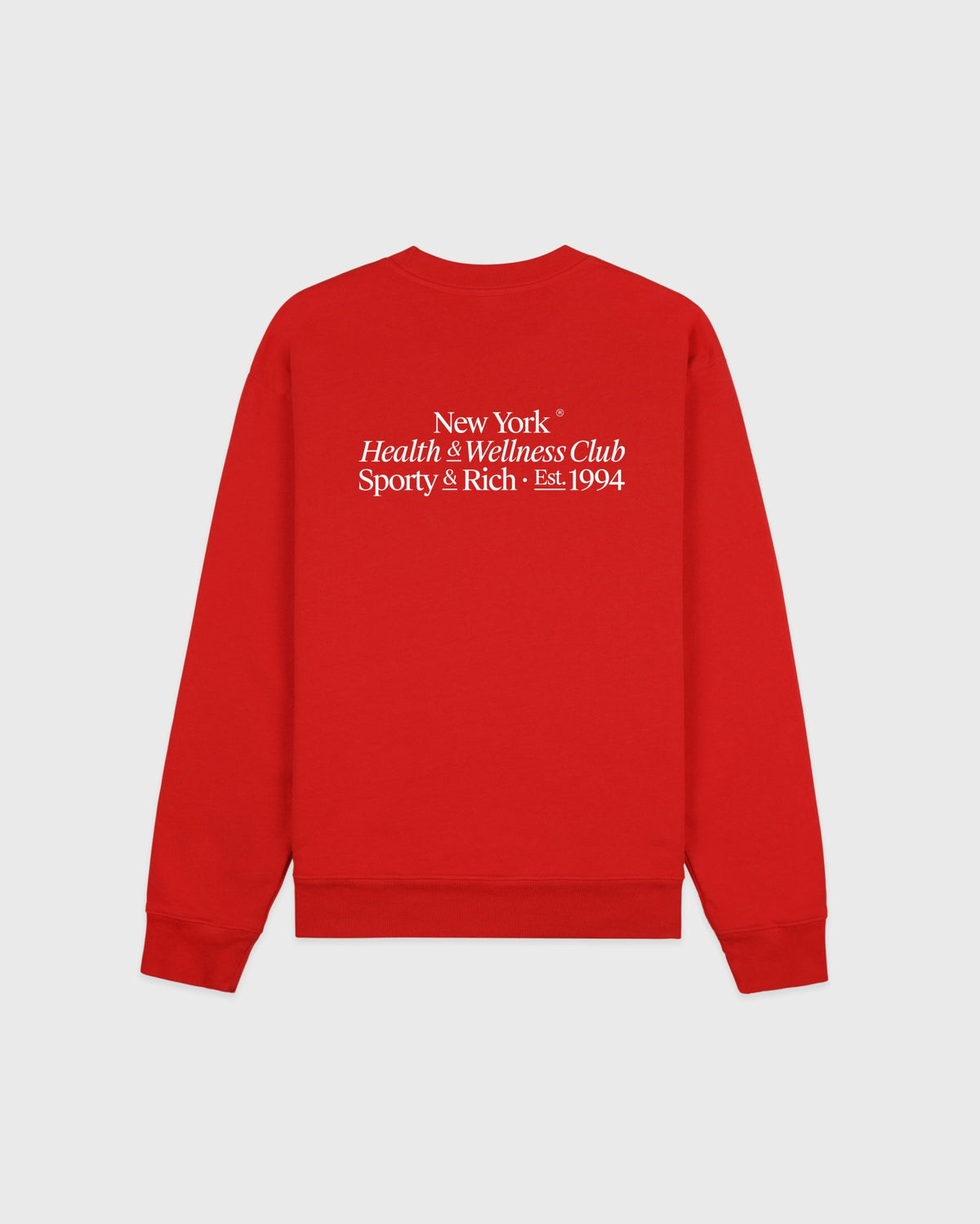 Sporty & Rich Modern Crewneck - Ruby