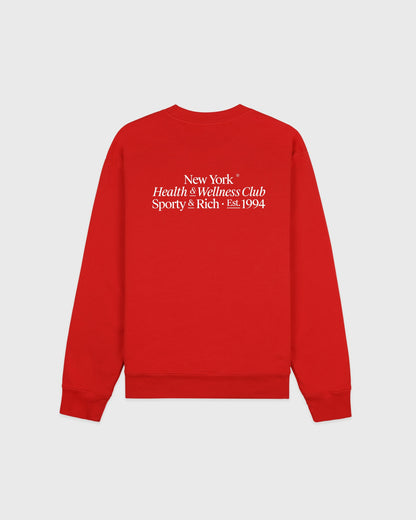 Sporty & Rich Modern Crewneck - Ruby