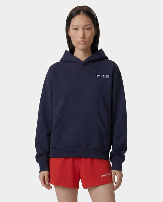 Sporty & Rich Modern Hoodie - Dark Navy