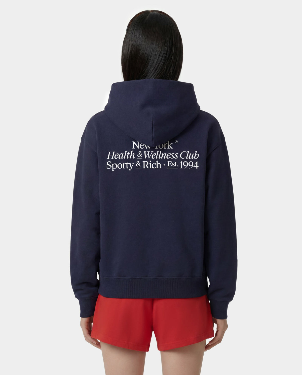 Sporty & Rich Modern Hoodie - Dark Navy