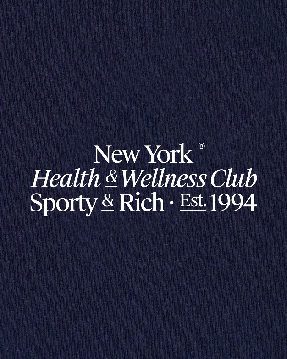 Sporty & Rich Modern Hoodie - Dark Navy