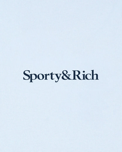 Sporty & Rich Play Tennis Crewneck - Ciel/Navy