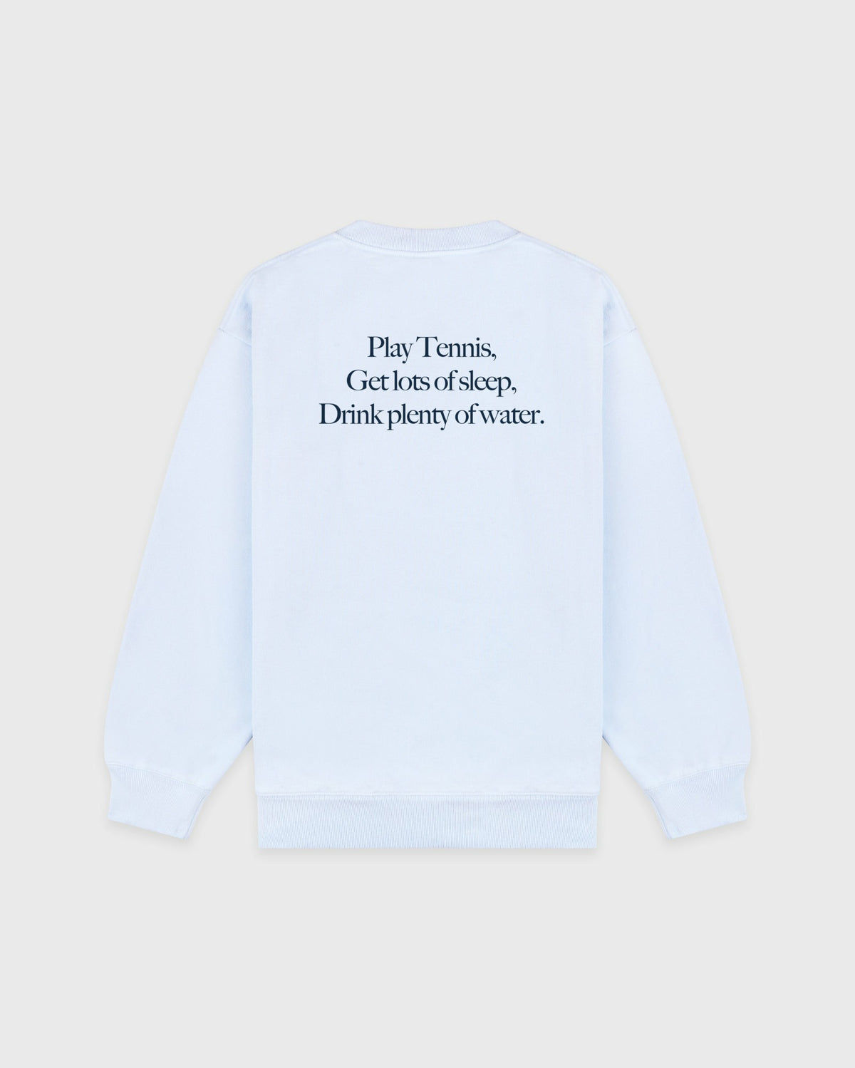 Sporty & Rich Play Tennis Crewneck - Ciel/Navy