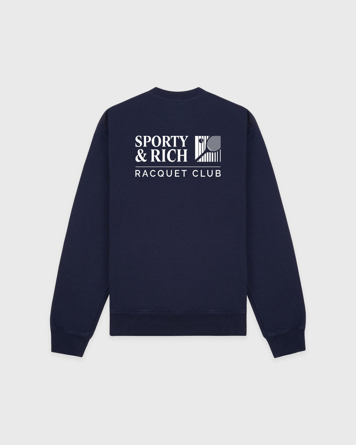 Sporty & Rich Promo Crewneck - Navy/White