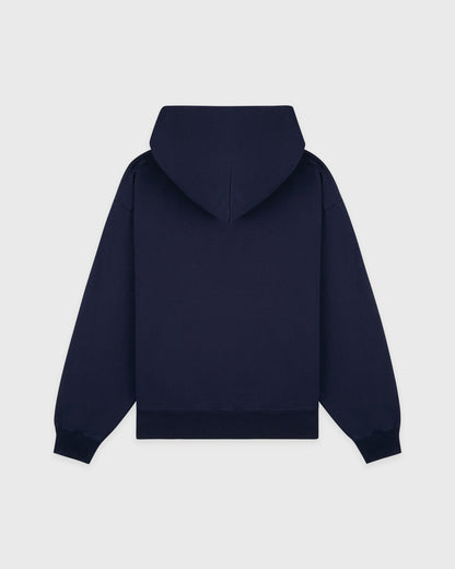 Sporty & Rich Syracuse Embroidered Hoodie - Navy/White
