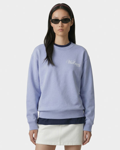 Sporty & Rich Avenue Crewneck - Periwinkle