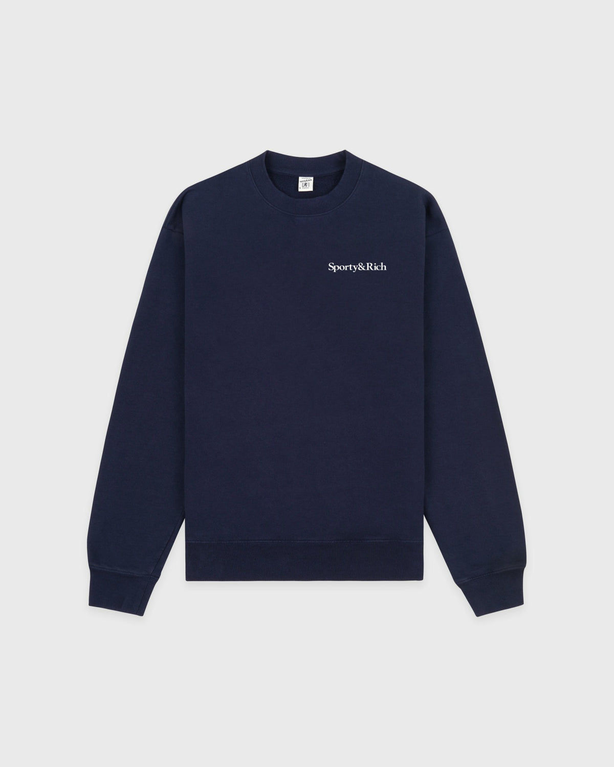 Sporty & Rich Play Tennis Crewneck - Navy/White