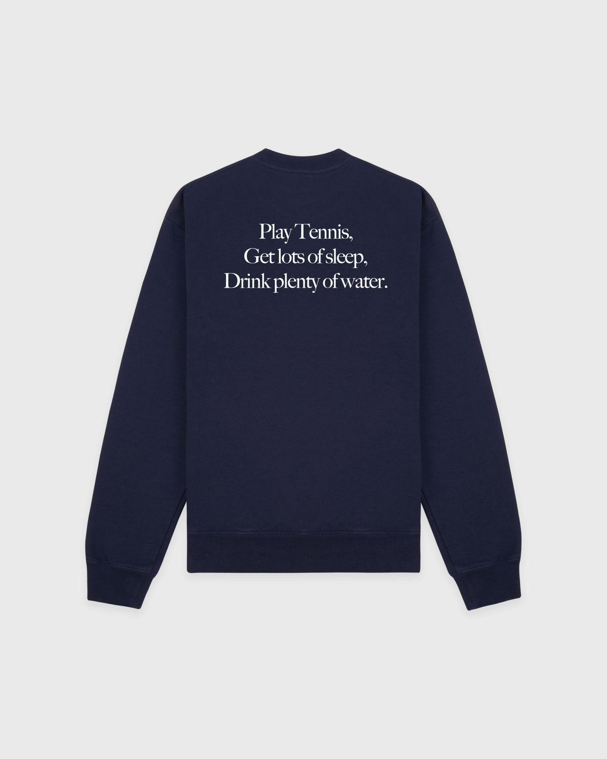 Sporty & Rich Play Tennis Crewneck - Navy/White