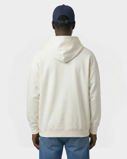 Sporty & Rich Vendome LA Embroidered Zip Hoodie - Ecru/Navy