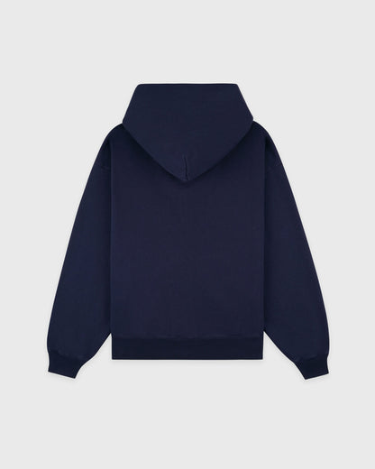 Sporty & Rich Vendome LA Embroidered Zip Hoodie - Navy/White