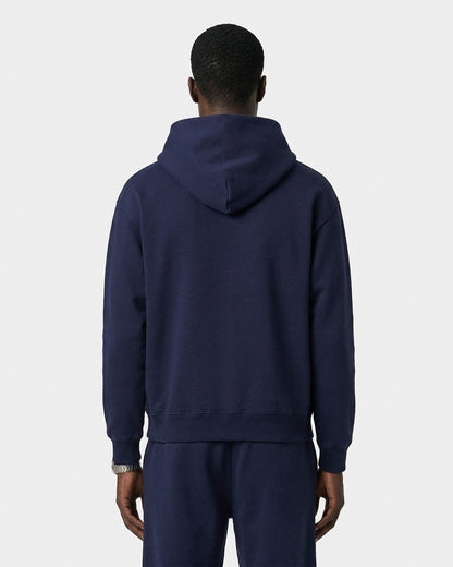 Sporty & Rich Vendome LA Embroidered Zip Hoodie - Navy/White