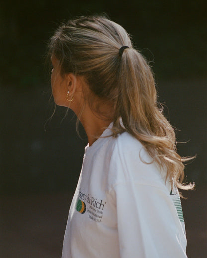 Sporty & Rich Invitational Crewneck - White/Forest