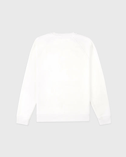 Sporty & Rich Veritas Soft Crewneck - White/Navy