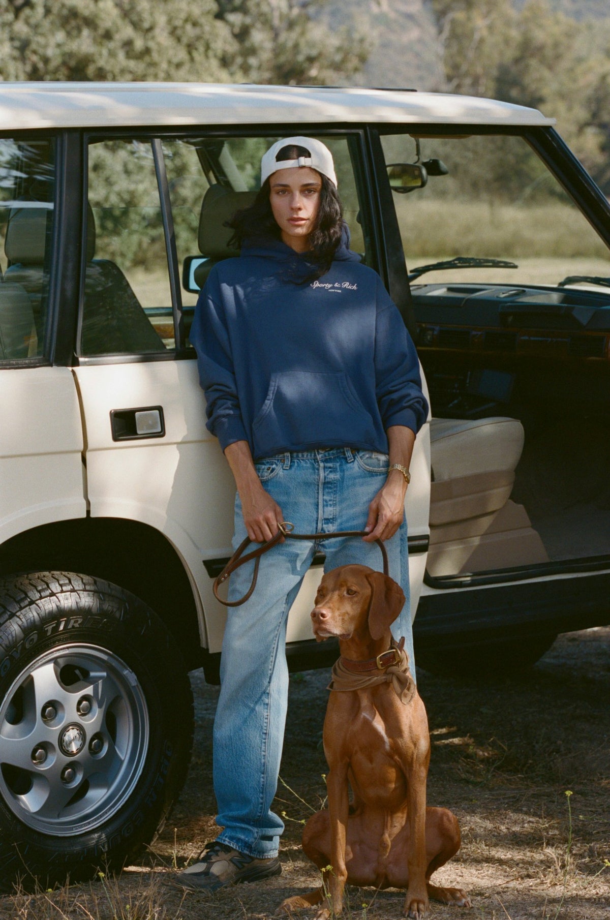 Sporty & Rich Syracuse Hoodie - Navy